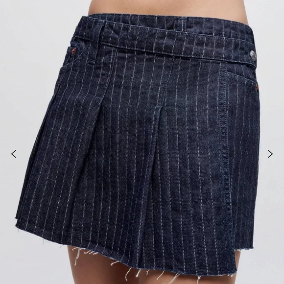 Re/Done TENNIS WRAP SKIRT - Picture 5 of 5